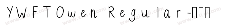 YWFTOwen Regular字体转换